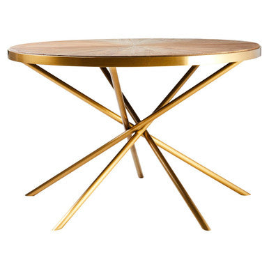 Jana Natural Wooden Round Dining Table