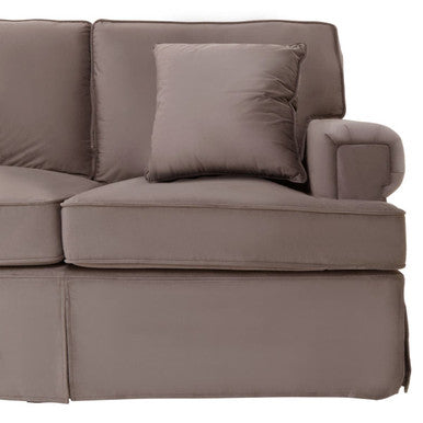 Ralph Mink Velvet 3 Seater Sofa
