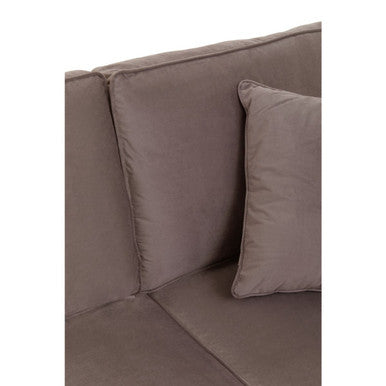 Ralph Mink Velvet 3 Seater Sofa