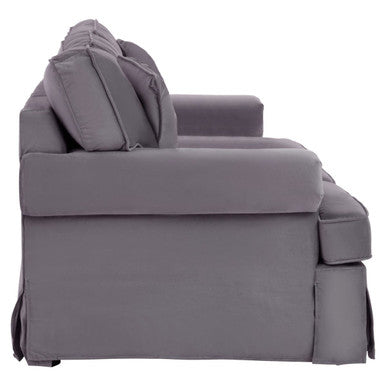 Ralph Grey Velvet 3 Seater Sofa