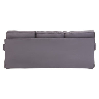 Ralph Grey Velvet 3 Seater Sofa