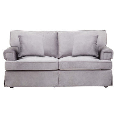 Ralph Grey Velvet 2 Seater Sofa