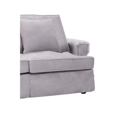 Ralph Grey Velvet 2 Seater Sofa