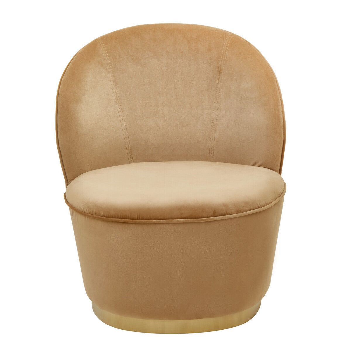 Tamra Beige Velvet Kids Chair