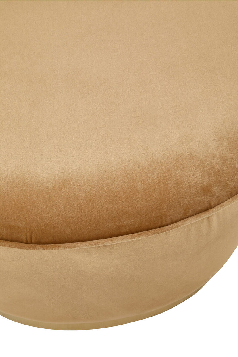 Tamra Beige Velvet Kids Chair