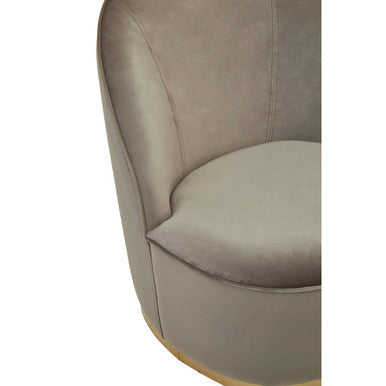 Tamra Mink Velvet Kids Chair