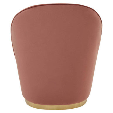 Tamra Dusty Pink Velvet Kids Tub Chair