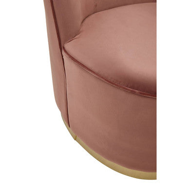 Tamra Dusty Pink Velvet Kids Tub Chair