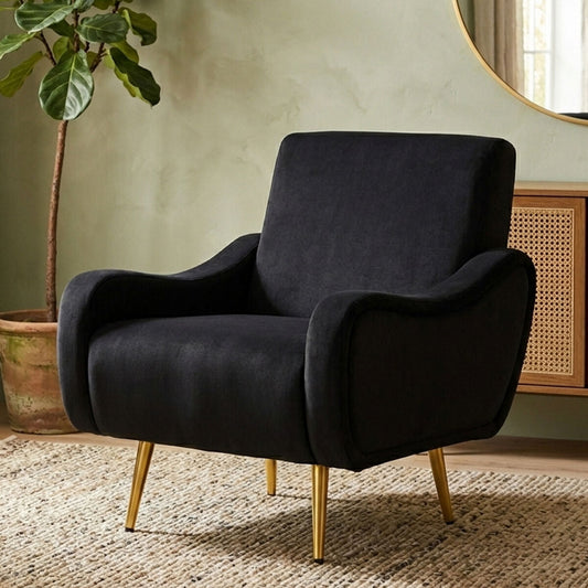 Holli Black Armchair