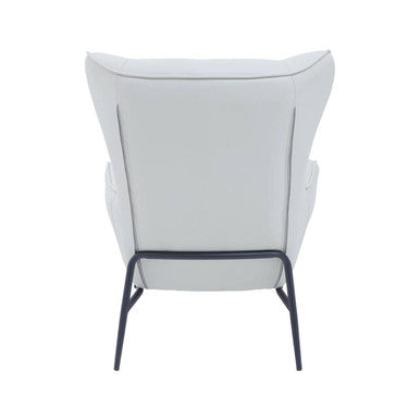 Kaiko Stone Leather Effect Armchair and Footstool