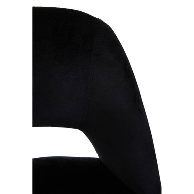 Black Velvet Bar Chair | Warren