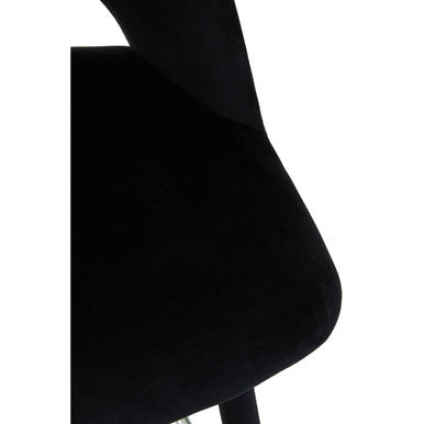 Black Velvet Bar Chair | Warren