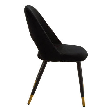 Black Velvet Dining Chair | Warren