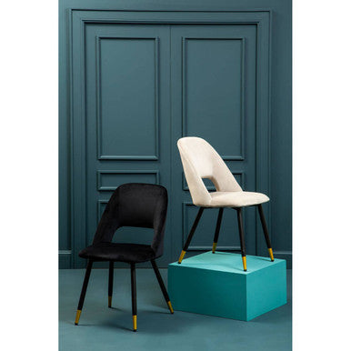 Black Velvet Dining Chair | Warren