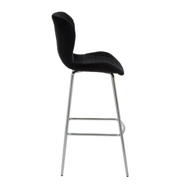 Black Velvet Bar Chair | Warton