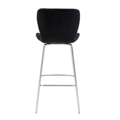 Black Velvet Bar Chair | Warton