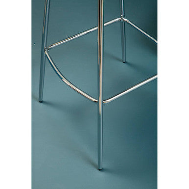 Grey Velvet Bar Chair | Warton