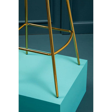 Mink Velvet Bar Chair | Warton