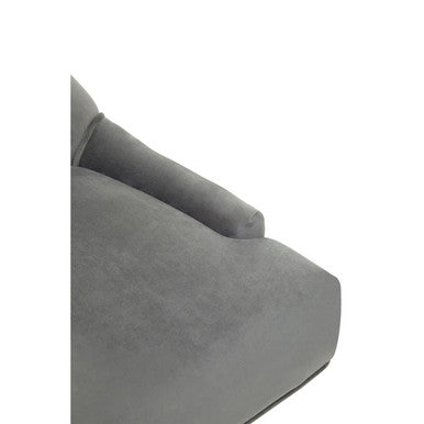 Anita Grey Velvet Home Office Chair