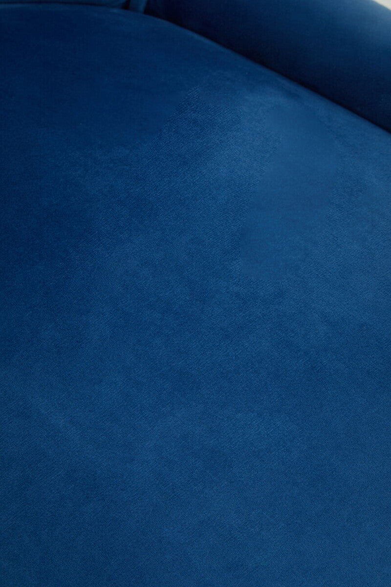 Anita Blue Velvet Home Office Chair