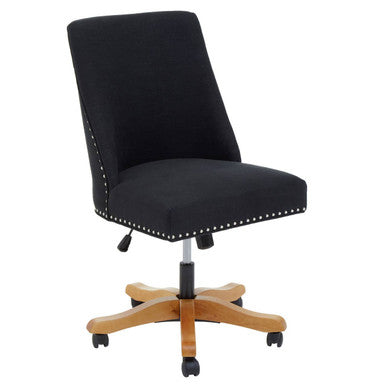 Washington Black Fabric Home Office Chair