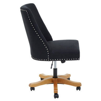 Washington Black Fabric Home Office Chair
