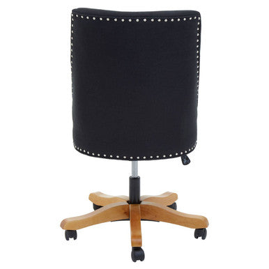 Washington Black Fabric Home Office Chair