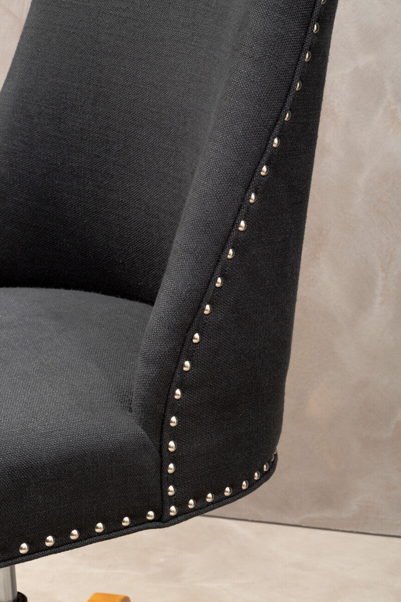 Washington Black Fabric Home Office Chair