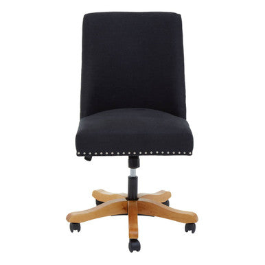 Washington Black Fabric Home Office Chair