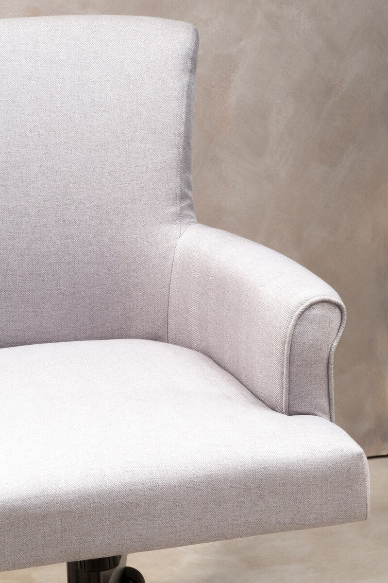Walford Grey Fabric Home Office Chair