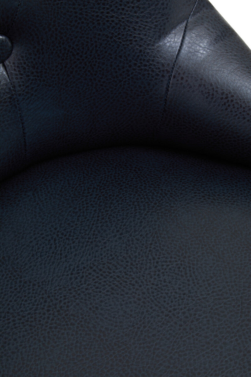 Walson Black Leather Effect Wingback Home Office Chair