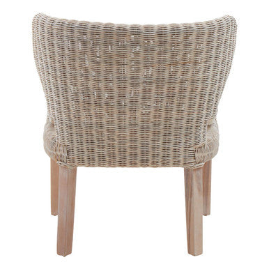 Manado White Wash Rattan Chair