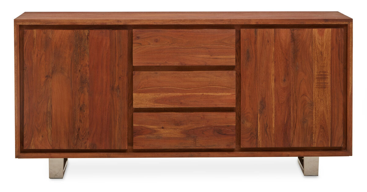 Simla Acacia Wood 2 Door and 3 Drawer Sideboard