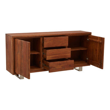 Simla Acacia Wood 2 Door and 3 Drawer Sideboard