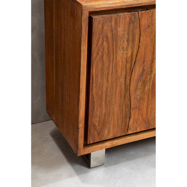 Simla Acacia Wood 1 Door and 3 Drawer Sideboard