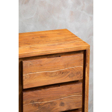 Simla Acacia Wood 1 Door and 3 Drawer Sideboard