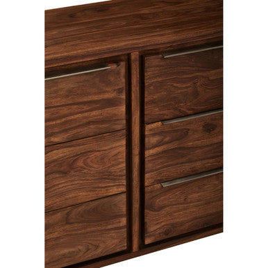 Surati Sheesham and Acacia Wood 2 Door and 3 Drawer Sideboard