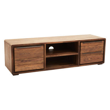 Surati Sheesham and Acacia Wood Media Unit
