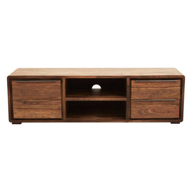 Surati Sheesham and Acacia Wood Media Unit