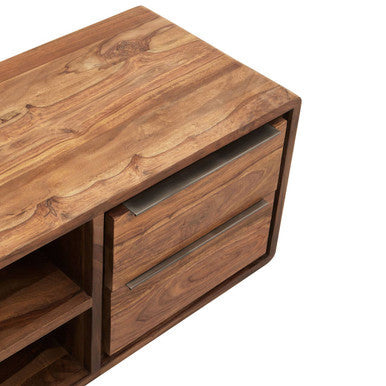 Surati Sheesham and Acacia Wood Media Unit