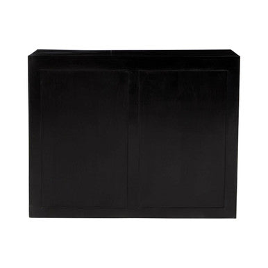 Sarter Black Mango Wood 4 Drawer Chest