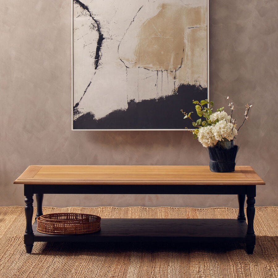 Kensington Townhouse Grey Wash Wooden Coffee Table