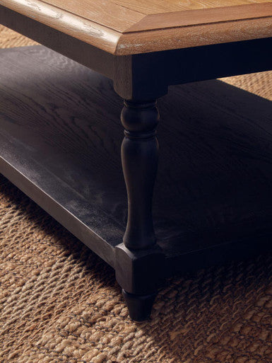Kensington Townhouse Grey Wash Wooden Coffee Table