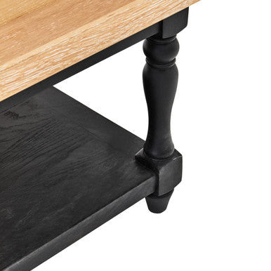 Kensington Townhouse Grey Wash Wooden Coffee Table
