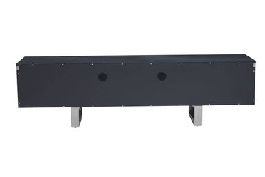 Genoa Grey High Gloss Finish Media Unit