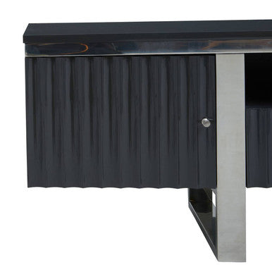 Genoa Grey High Gloss Finish Media Unit
