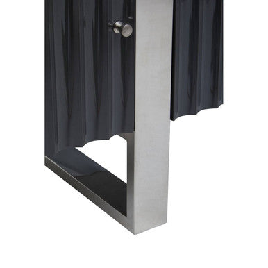 Genoa Grey High Gloss Finish Media Unit