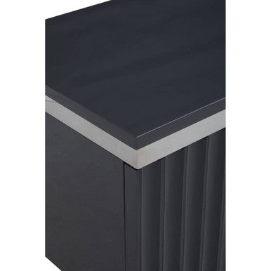 Genoa Grey High Gloss Finish Media Unit