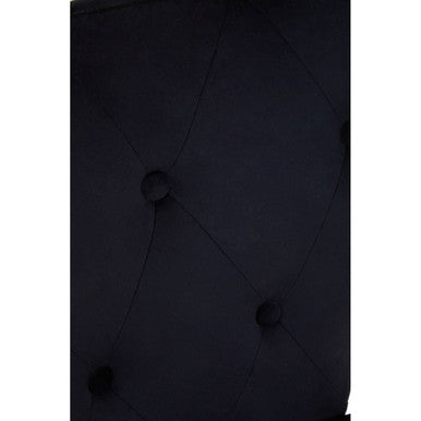 Decatour Black Velvet Bar Chair
