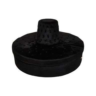 Hartford Black Velvet Modular Round Sofa